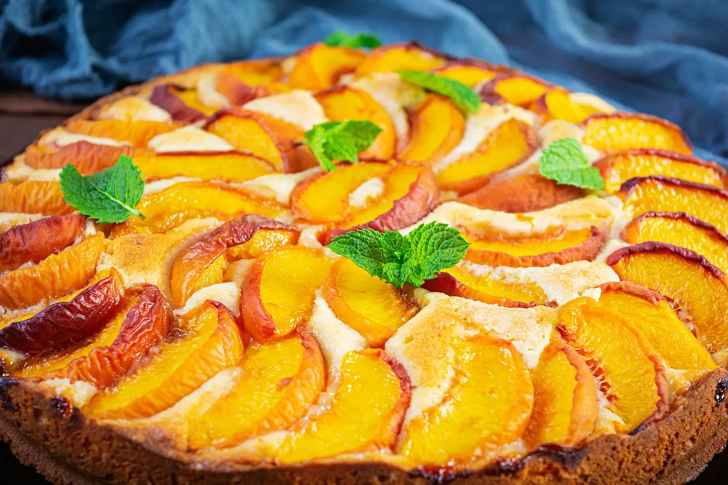 praskovena vegan torta